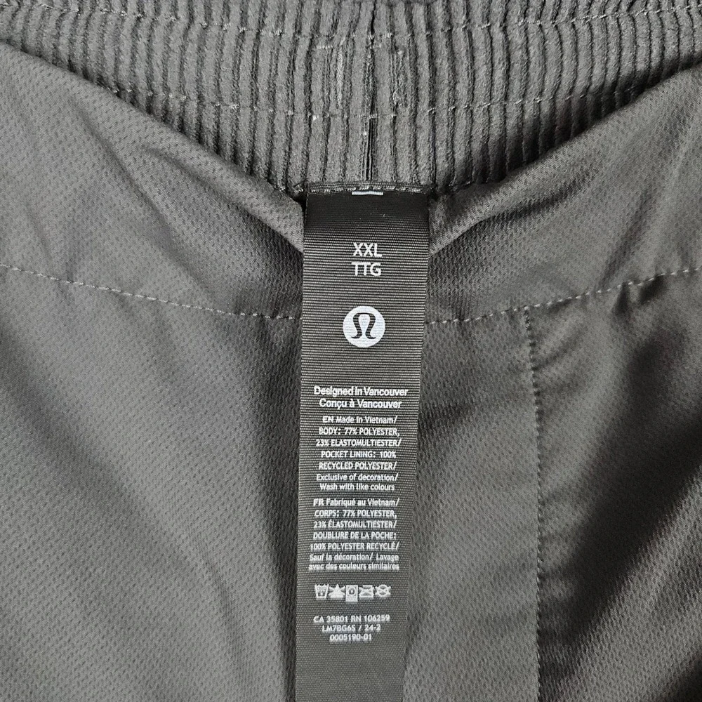 Lululemon New Venture Mens XXL Grey 8